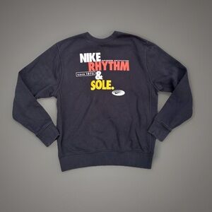 NWT Men’s Nike Rhythm And Soul Black Pullover Sweatshirt dr8059-010 Sz Small GUC